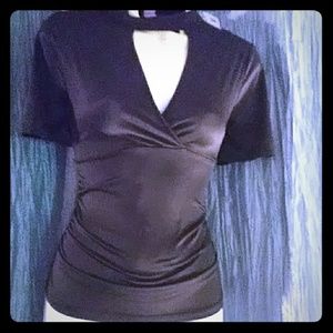 Black Key hole blouse